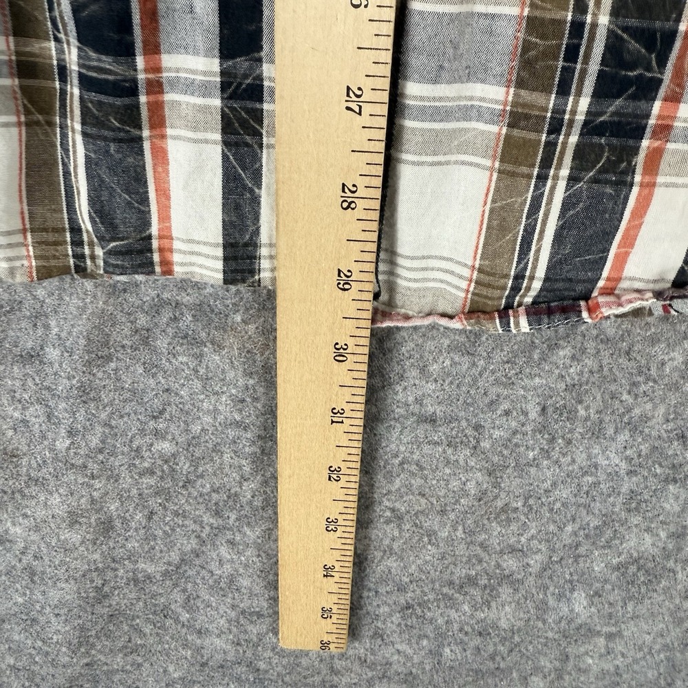 Levis Shirt Mens XL Multicolor Plaid Pearl Snap Outdoors Pockets Western - Picture 9 of 11